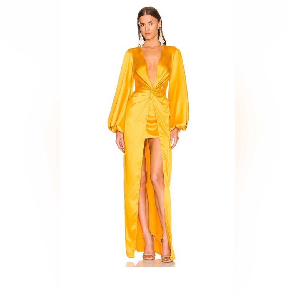YAURA tawa dress in yellow NWT size UK 6 - Picture 1 of 7